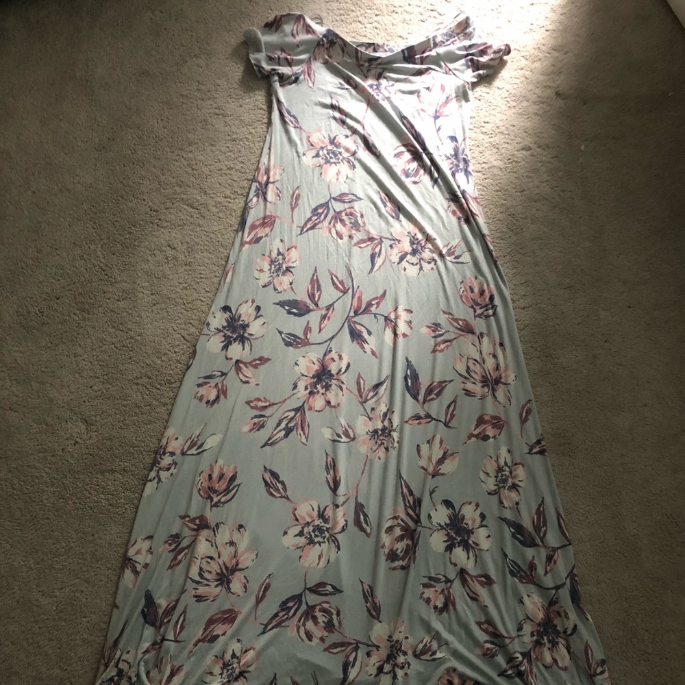 Full Length Maternity Dress